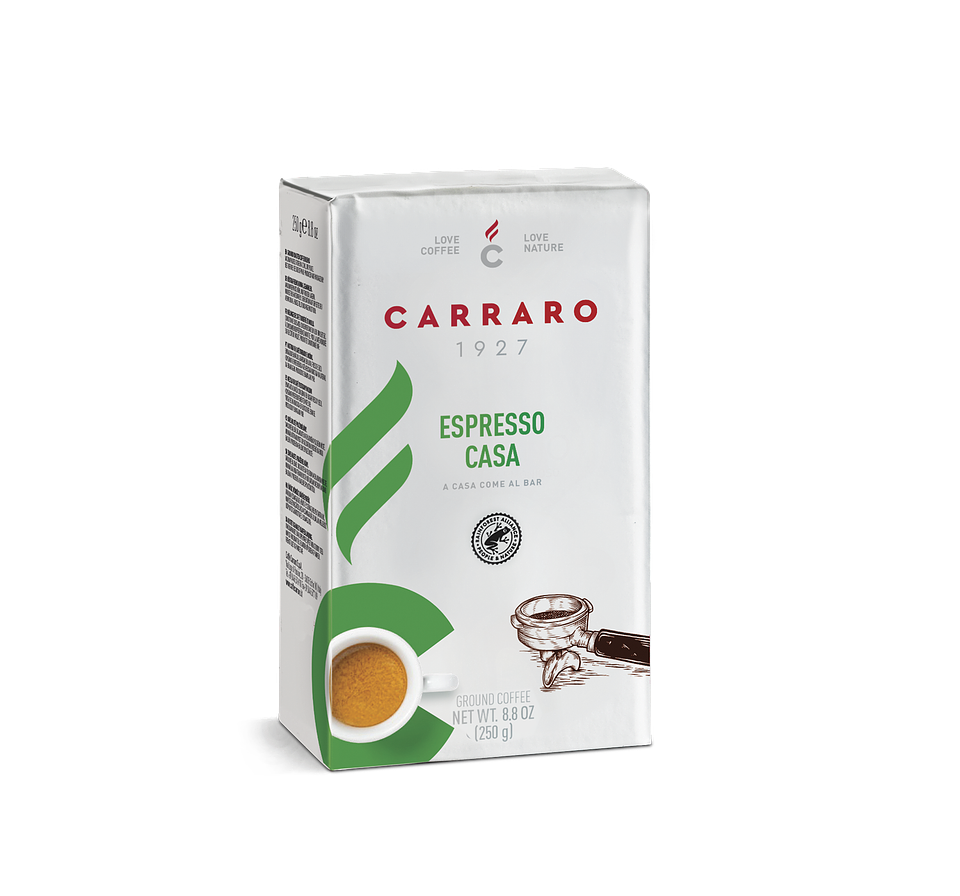 Café Molido Espresso Casa 250g Carraro 1