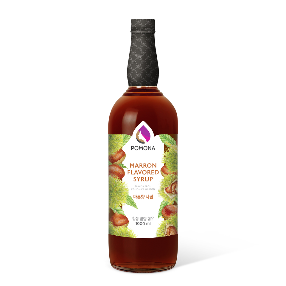Syrup Marrón (Castaña) 1L Pomona 1