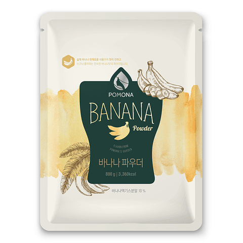 Base Banana en Polvo 800g Pomona