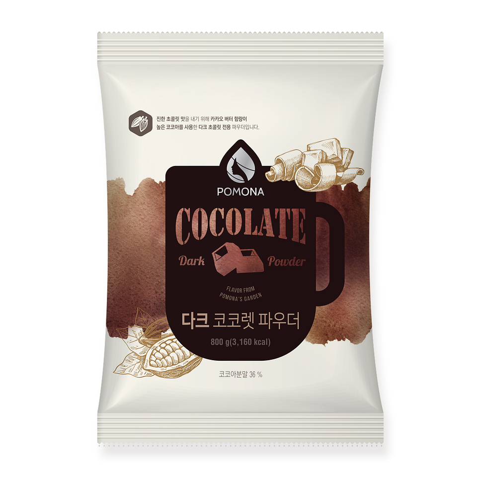 Base Chocolate Dark en Polvo 800g Pomona 1