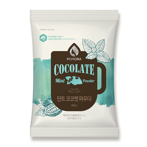 Base Chocolate Menta en Polvo 800g Pomona