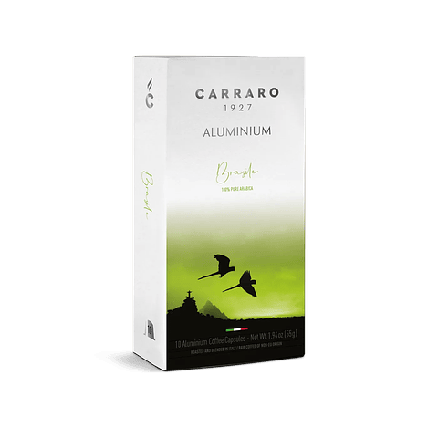 Carraro Brasile Cápsulas 10 unidades – Compatible Nespresso