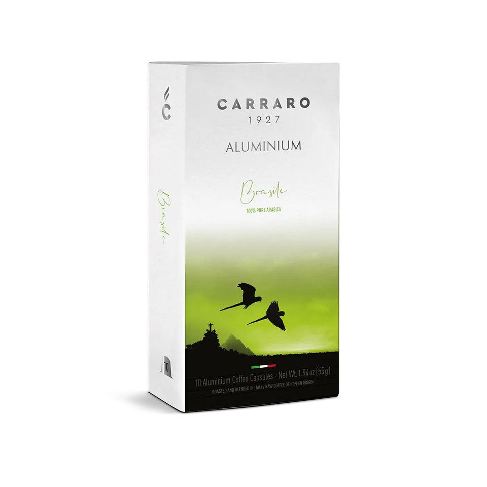 Carraro Brasile Cápsulas 10 unidades – Compatible Nespresso 1