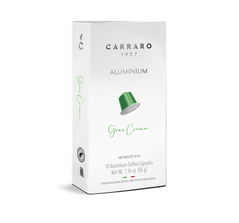 Carraro Gran Crema Cápsulas 10 unidades – Compatible Nespresso