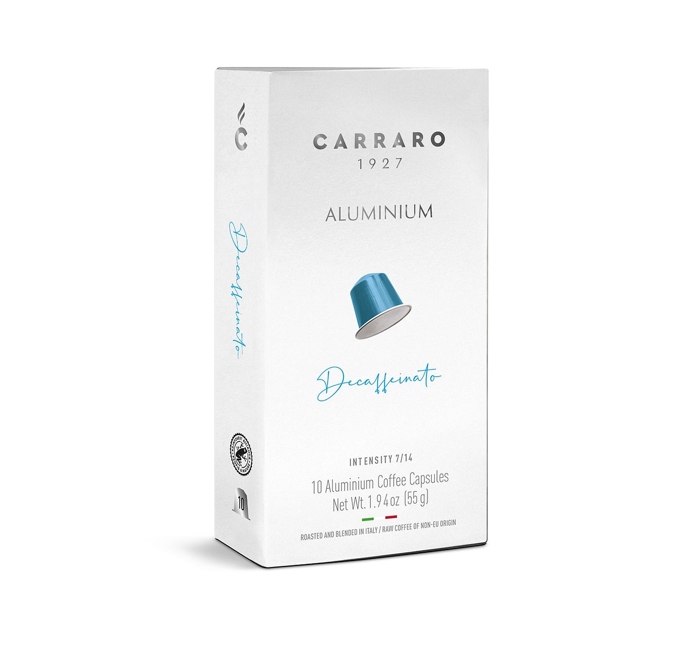 Carraro Decaffeinato Cápsulas 10 unidades – Compatible Nespresso 1