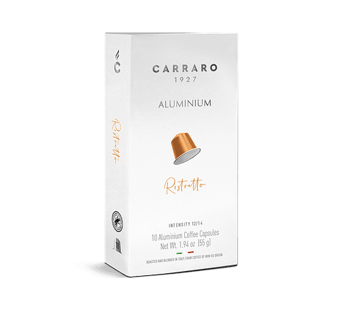 Carraro Ristretto Cápsulas 10 unidades – Compatible Nespresso