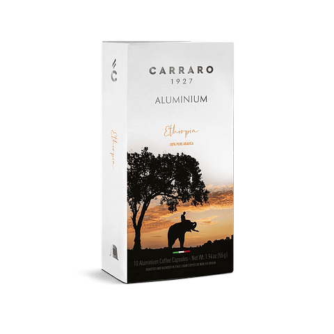 Carraro Ethiopia Cápsulas 10 unidades – Compatible Nespresso
