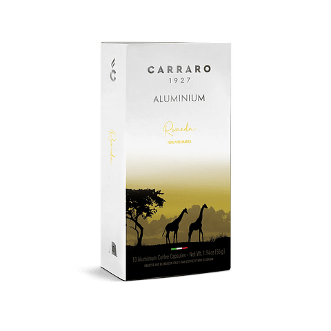 Carraro Rwanda Cápsulas 10 unidades – Compatible Nespresso