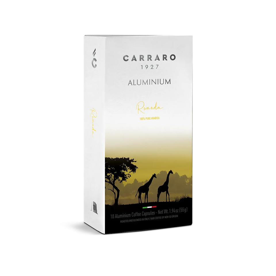 Carraro Rwanda Cápsulas 10 unidades – Compatible Nespresso 1