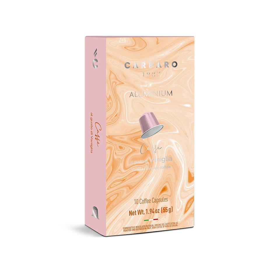 Carraro Vanilla Cápsulas 10 unidades – Compatible Nespresso 1