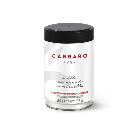 Carraro 1927 Coffee Beans 250g – Café en grano en tarro