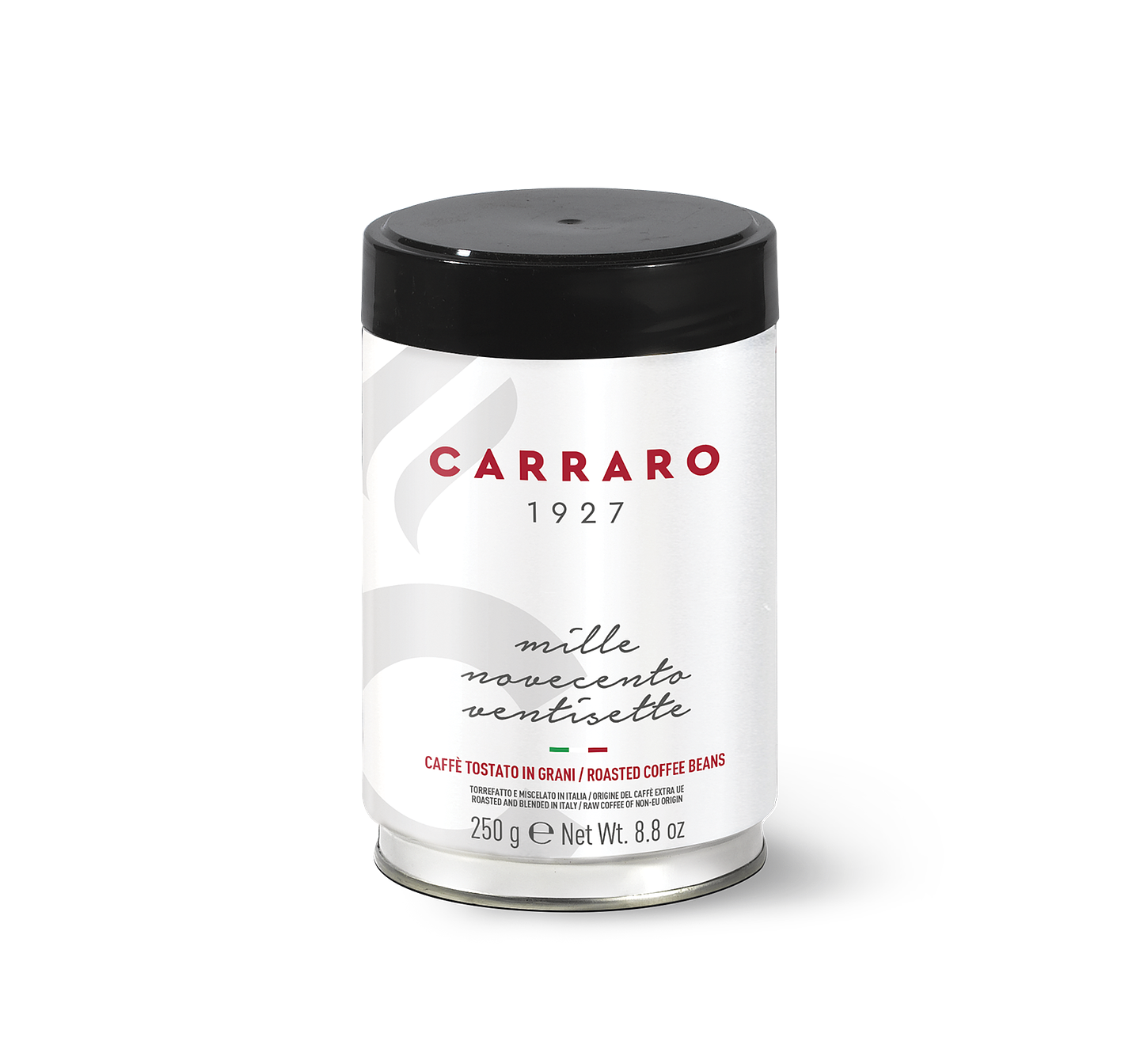 Carraro 1927 Coffee Beans 250g – Café en grano en tarro 1