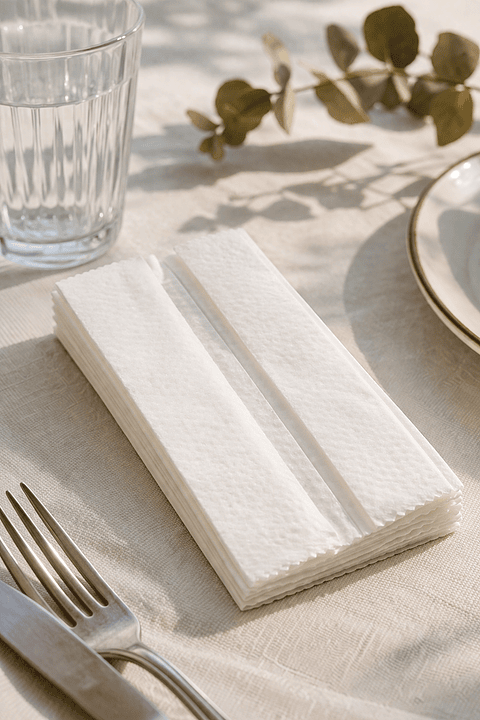 Servilletas Lunch Blancas