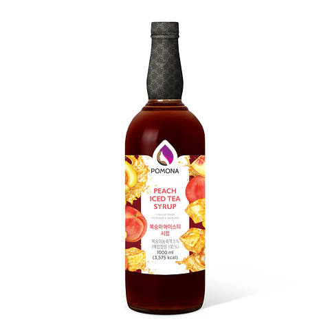Pomona Syrup Ice Tea Peach 1L