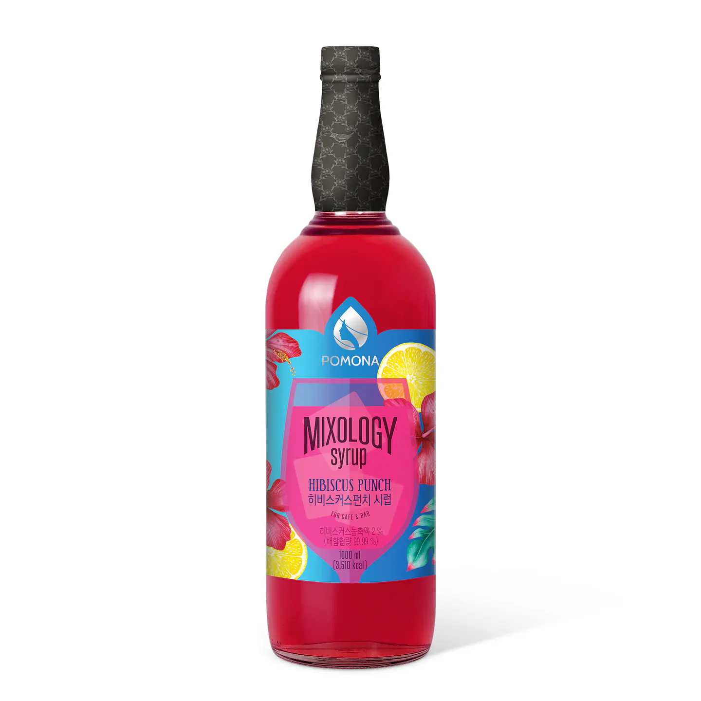 Pomona Syrup Mixology Hibiscus Punch 1L 1
