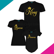 PACK FAMILIAR KING QUEEN PRINCESS/NIÑA