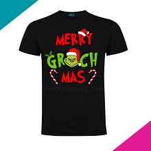 POLERA Merry Grinchmas negro 