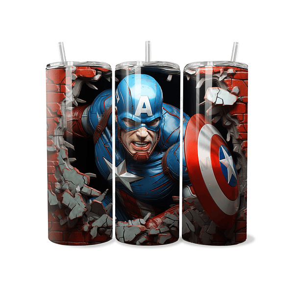 Vaso térmico Capitán América Superheroes