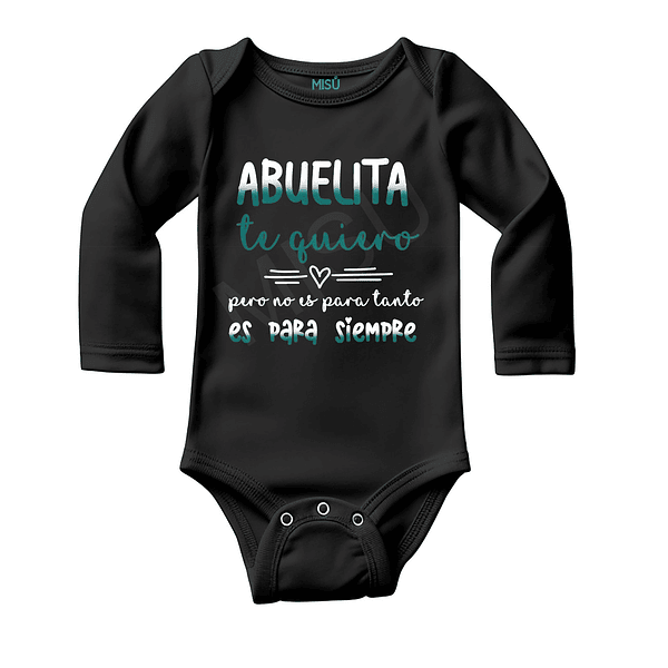 Body personalizado Abuelita te quiero niño