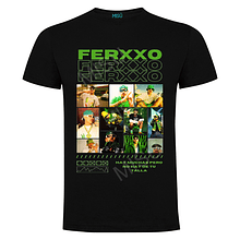 Ferxxo  polera concierto letras verdes