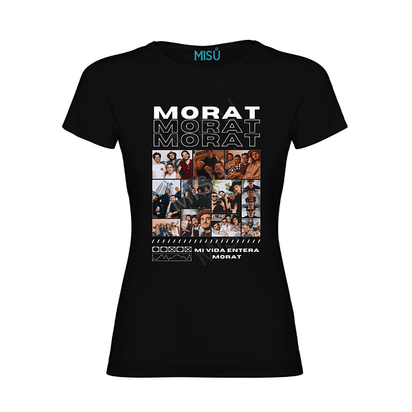 Morat polera concierto negra o blanca 