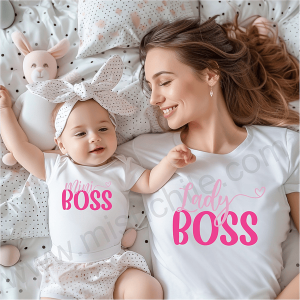 pack lady boss - mini boss rosa