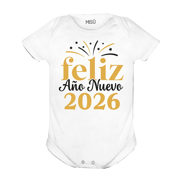 feliz año nuevo 2026 body o polera