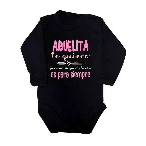Body Abuelita letras rosadas