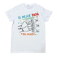 Polera PERSONALIZADA EL MEJOR PAPÁ
