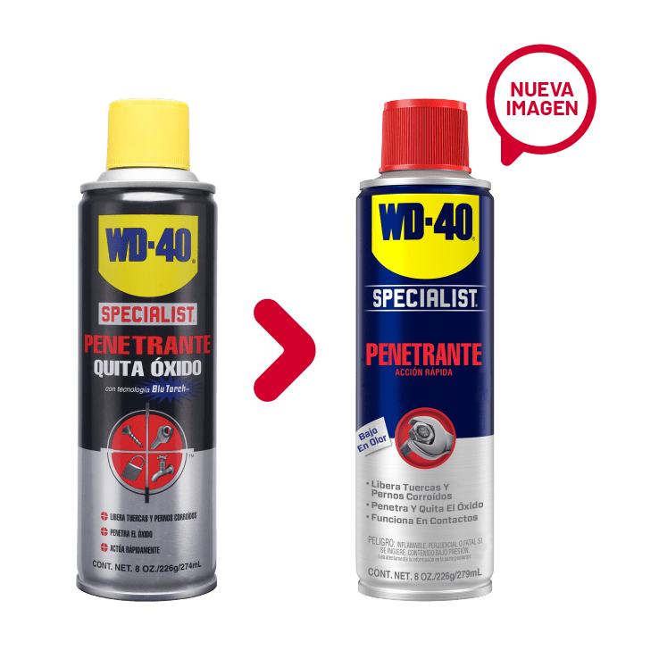 WD-40 Specialist Penetrante Acción Rápida | Libera Piezas Oxidadas 50% Más Rápido 1