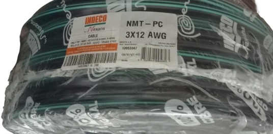 Cable Vulcanizado INDECO 3x12 AWG 1