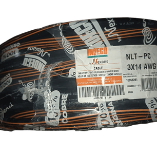 Cable Vulcanizado INDECO 3x14 AWG