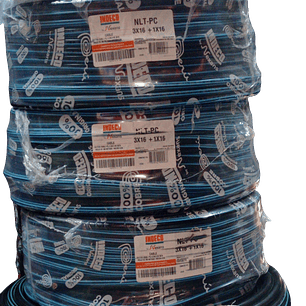 Cable Vulcanizado INDECO 4x16 AWG