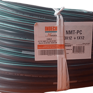 Cable Vulcanizado INDECO 4x12 AWG