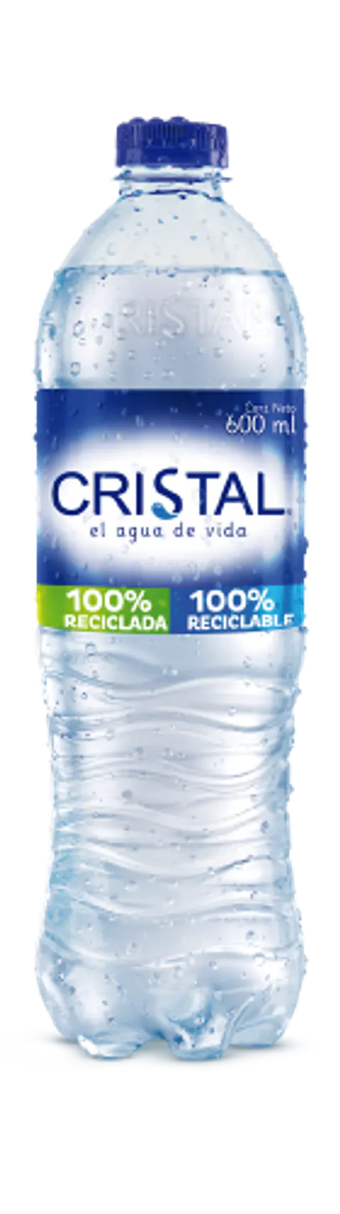 Agua Cristal  600 ml x 24 unidades