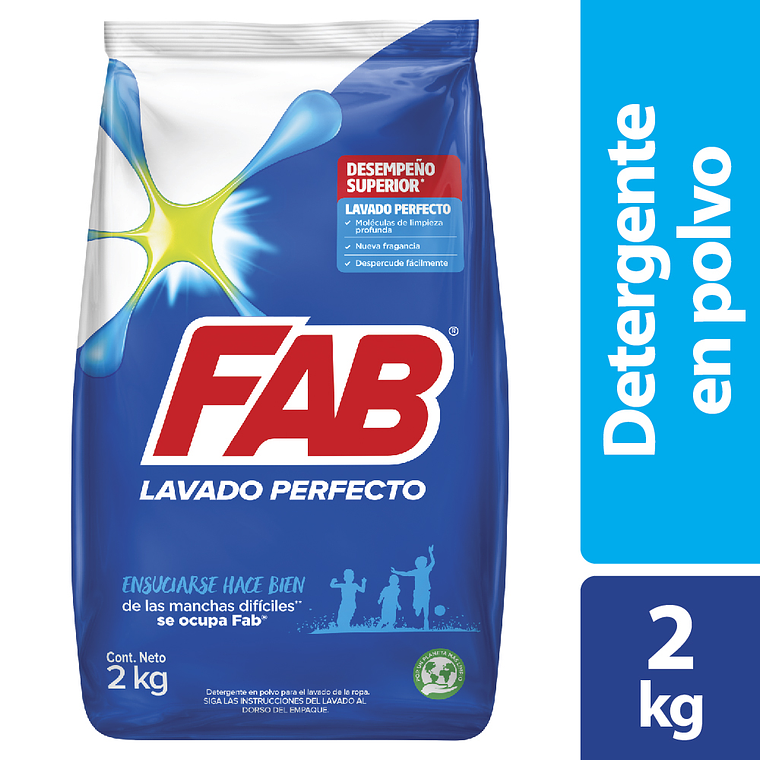 Fab En Polvo Lavado Perfecto 2Kg 1