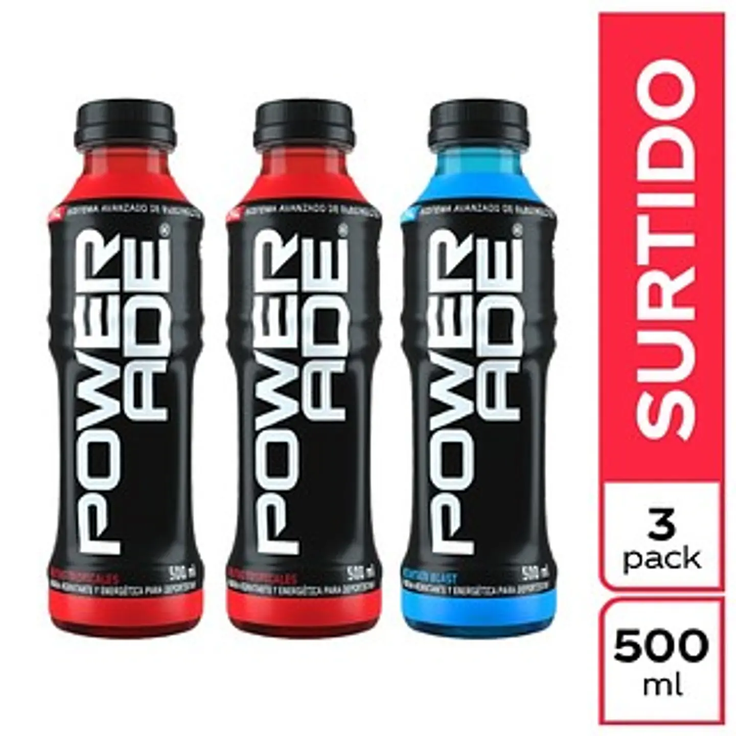 Bebida Hidratante Surtidad 30 Botellas POWERADE  1