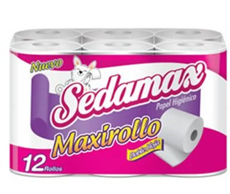 Sedemax 36  Maxirollos doble hoja 180 Hojas (35 metros) 3 paquetes x 12 Unidades 1