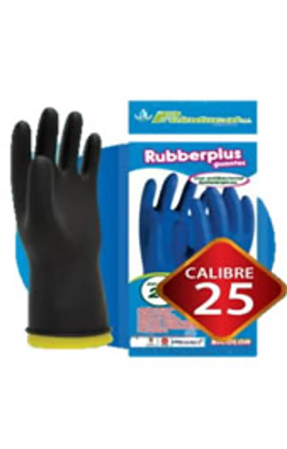 Guante Rubber Plus Calibre 25 Semiindustrial T8 1