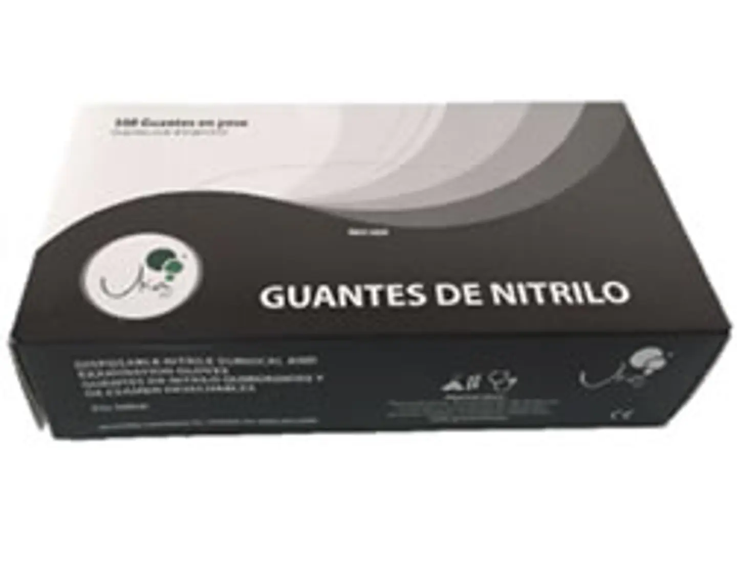 Guantes Nitrilo Color Negro Caja x 100 Unidades 1