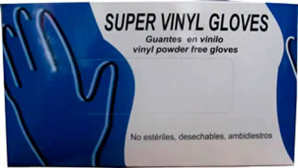 Guantes de Vinilo Caja x 100 Unidades 1