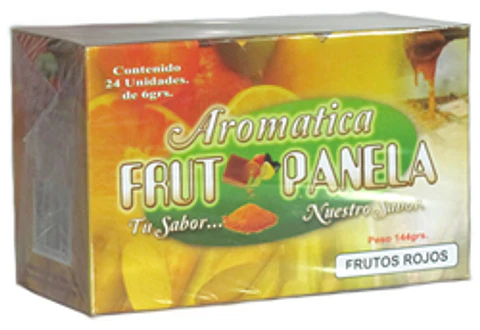 Aromática de Panela Frutos rojos x 24 Unidades de 6grs
