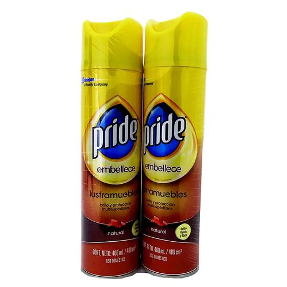 Pride Aerosol Limpiador Madera 6 unidad / 400 ml 1