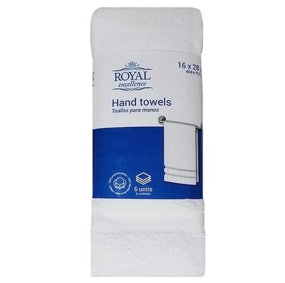 Royal Excellence Toallas para Manos x 12 Unidades 1