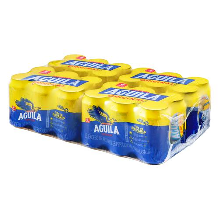 Aguila Cerveza Lata 24 Unidades / 330 ml 1