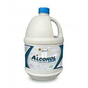 Alcohol de uso general al 70% galón de 3,8 litros. Marca Vimach