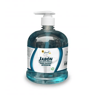 Jabón Antibacterial para manos 1 Litro con válvula push x 12 Unidades