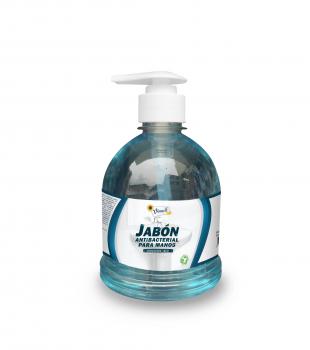 Jabón Antibacterial para manos 500 ml con válvula push x 12 Unidades 1
