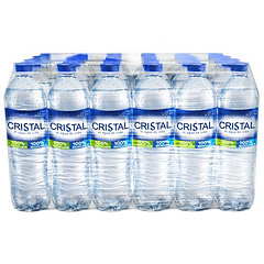 Agua Cristal  600 ml x 24 unidades