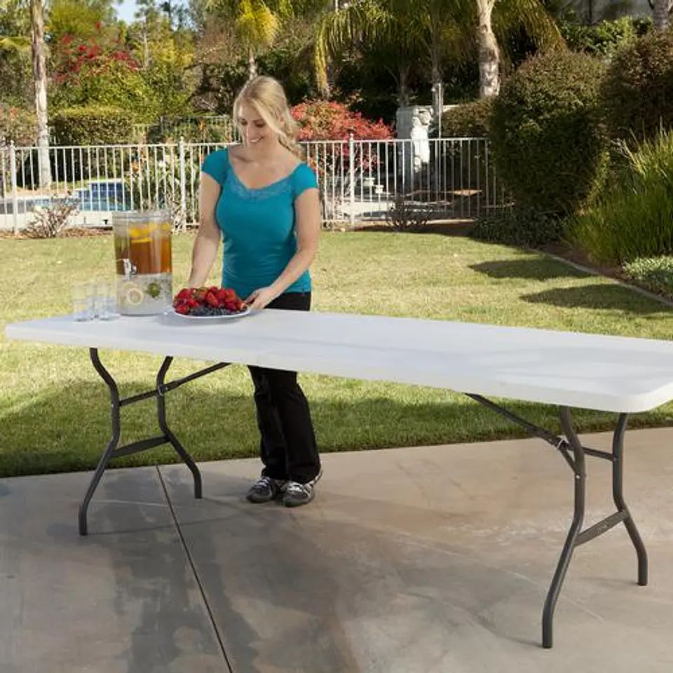 Lifetime Products Mesa Comercial Plegable de 243 cm 3